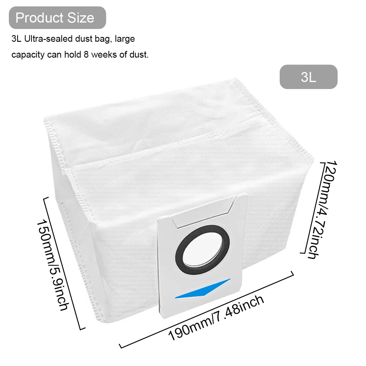 Per Ecovacs Deebot T20 OMNI T20e T20 Pro robot aspirapolvere Accessori Spazzola laterale principale Mop Filtro Sacchetto per la polvere Parti di ricambio  6