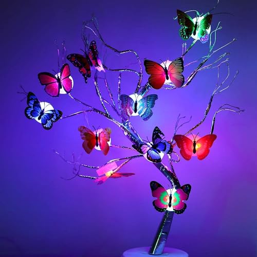 Image of The Butterfly 3D Night Lamp Comes with 3D Illusion Design Suitable for Drawing Room, Lobby.