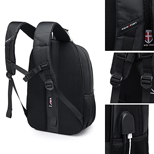 Mochila Bolsa Swissport Casual Impermeável Resistente