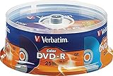 Verbatim - 16x DVD-R Discs (25-Pack) - Multi