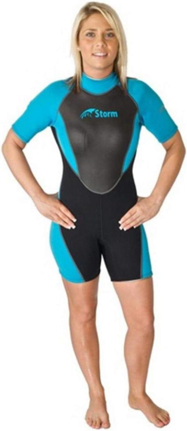 Storm Women's 2mm Shorty Scuba Diving Wetsuit - Size 12-Ships from the UK