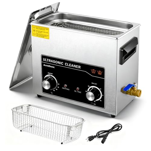 ACMESONIC Commercial 6L Ultrasonic Cleaner