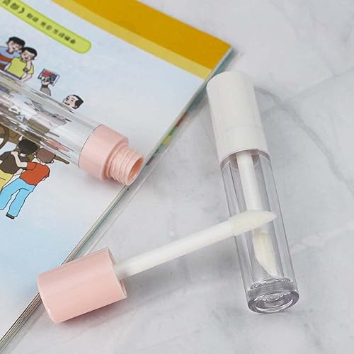 Miniatura 7 de COSIDEA 14 piezas vacío 0.3 fl oz varita grande lápiz labial tubo corrector tubo tubo embalaje (blanco)