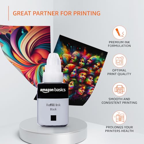 amazon basics GI 790 Ink Refill for Canon PIXMA G1000, G1010, G1100, G2000, G2002, G2012, G2100, G3000, G3010, G3012, G3100 Printers Ink|Perfect... - Image 3