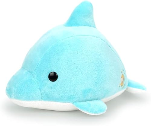 Bellzi Lindo juguete de peluche de delfín bebé, adorable juguete suave de delfín y regalos, regalo perfecto para niños, bebés, niños pequeños -