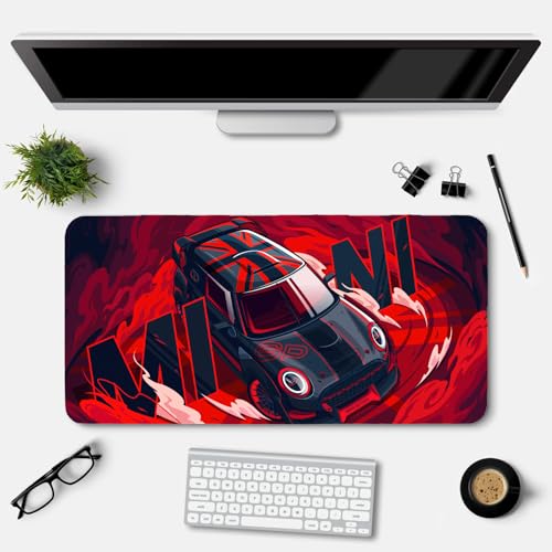 Image of Extended Gaming Mouse Pad for Desk (23x11.5 Inch) - Large Mouse Pad for Office & Home | Non-Slip Rubber Base, Smooth Surface Desk Mat for Laptop, Keyboard & Mouse (Sports Car Edition) (Print 6)