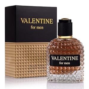 URBAN COLLECTION Valentine for Men Eau De Parfum- Top Notes of Woody & Outdoor – Middle Scent of Roasted Coffee Bean, Chocolate & Hazelnut – Free of Paraben – Elegant 100ml Bottle, Men Parume