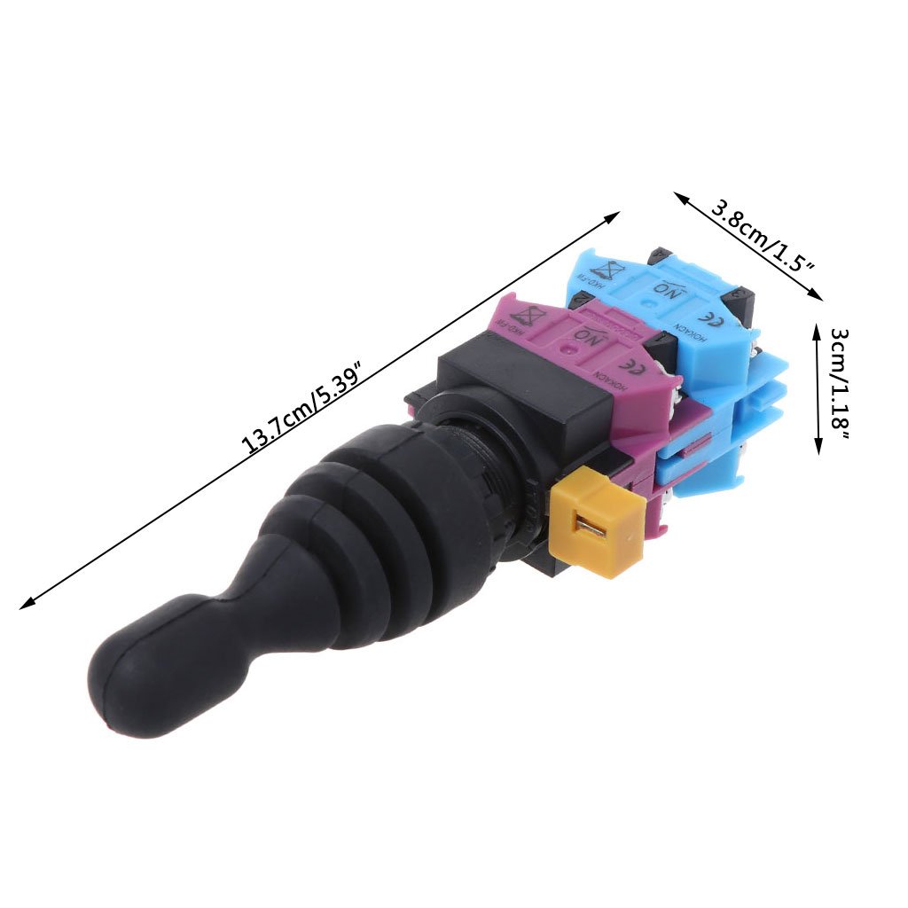HKD-FW24 4NO Bouton de réinitialisation du Joystick monolever à 4 Positions