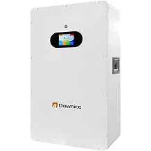 48V 100Ah LiFePO4 Lithium Battery 10Kwh Grade A Battery Cells 16S1P Built in 100A BMS Wall Mounted Perfect for RV Solar System Home Energy Solar Storage