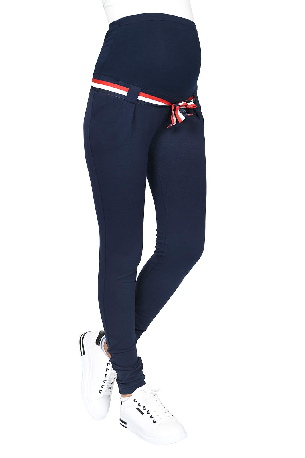 MijaCulture Pantalons de maternité décontractés très Confortable Pantalons 9081