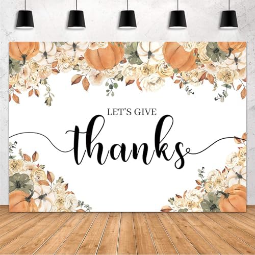 Happy Fall Y'all Pretty Backdrop Thanksgiving Photography Background With Rustic Pumpkin Harvest Party Decorations Photo Booth Props