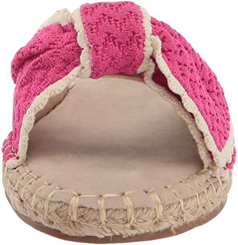 Bandolino Women's BRAYLIN2 Flat Sandal, Pink/White, 9 | Image 1