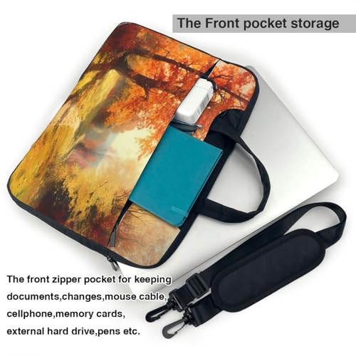 Bolso Tote para Laptop escénico de otoño para hombres y mujeres miniatura 3