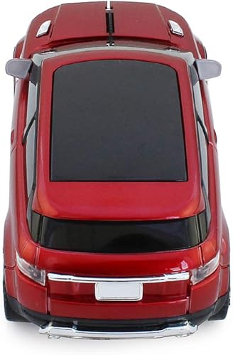 Miniatura 5 de ECOiNVA Ratón inalámbrico para coche deportivo Ratón de computadora portátil de escritorio Ratones ópticos 2.4G (rojo)