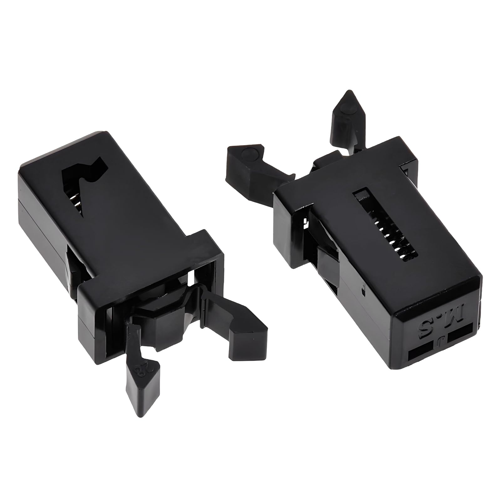 2 PCS Car Sunglasses Holder Catch Latch Trash Can Lock Self Locking Switch Replacement Garbage Can Press Buckle