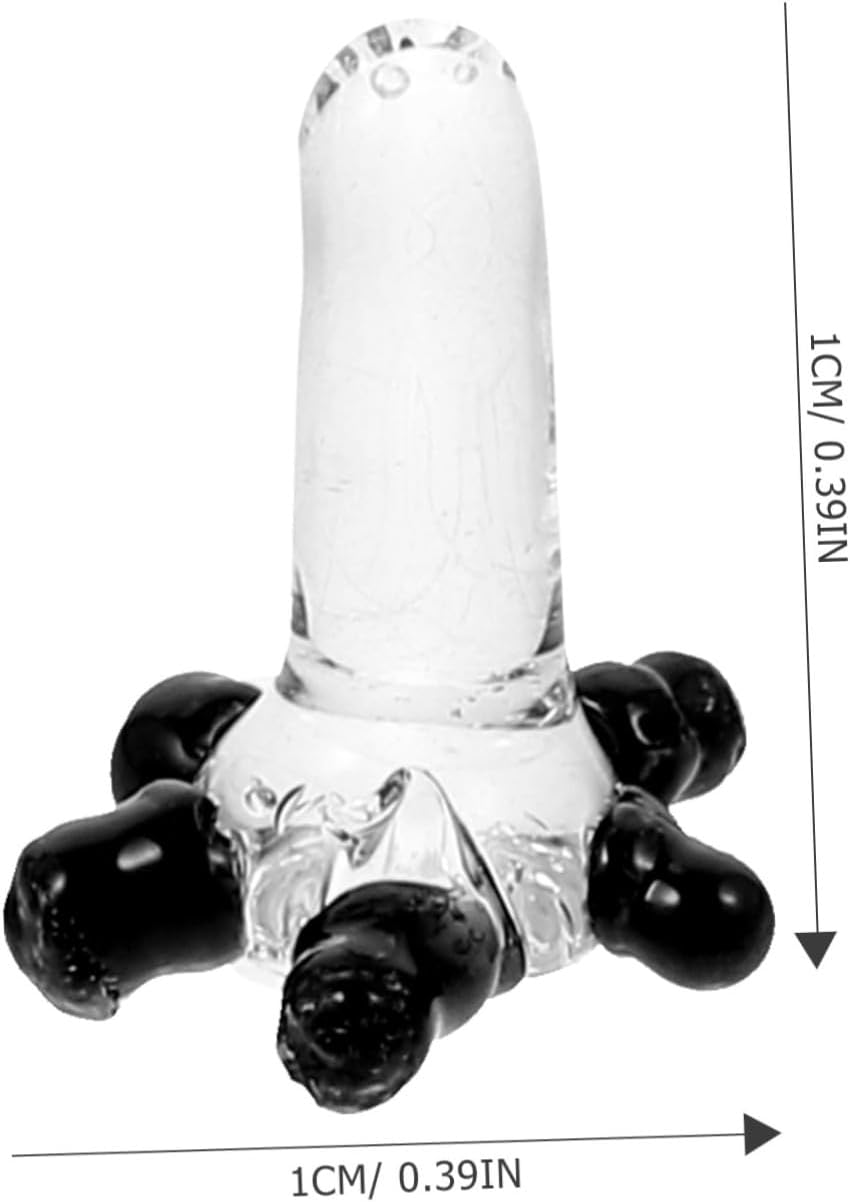 BESPORTBLE 120pcs Decorative Glass Beads for Fireplace Filler and Home Decor Elegant Glass for Crafting and