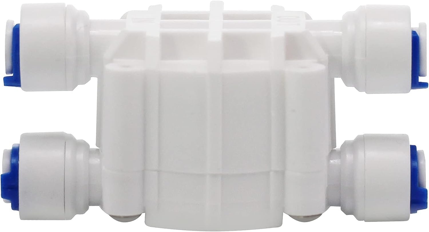 1/4" Automatic Shut-Off Valve with Quick-Connect Fittings For RO Reverse Osmosis(Pack of 2)