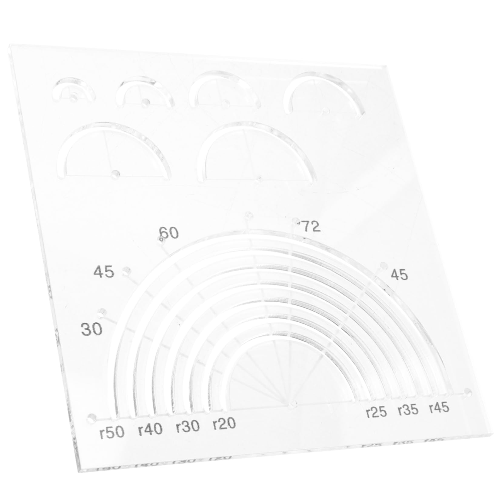 3piezas Regla Acolchada Acrílica Transparente Para Patchwork Plantillas De Costura Para Manualidades Herramienta De Acolchado y Precisa