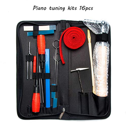 Piano Tuning Kits, UMsky Professional 16 Pieces Piano Tuning Tools Including Tuning Hammer