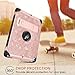 BENTOBEN for Case for iPad Air 2/iPad 9.7 2017/2018/Pro 9.7, iPad 5th/6th Generation Case, Glitter 3Layer Full Body Protective Shockproof Girls Women Kids Tablet Cover, Rose Gold