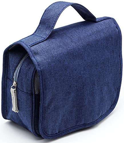 Portable Hanging Toiletry Bag for Travel – Lightweight Cosmetic Bag for Men & Women – Durable Makeup Travel Organizer – Bathroom Kit and Shaving Kit Bag for Trips