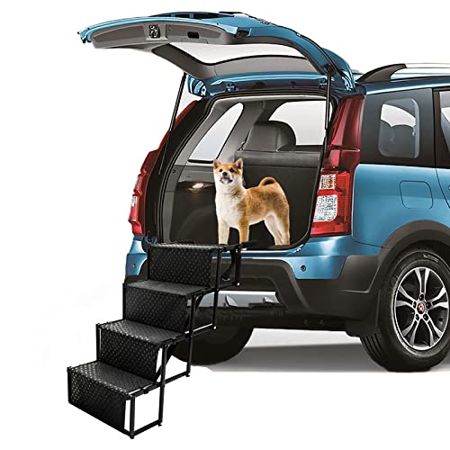 The Best Dog Stairs For Car 14 XKISS Dog Car Stairs,Folding Car Dog Steps with Non-Slip Bottom,Suitable ...