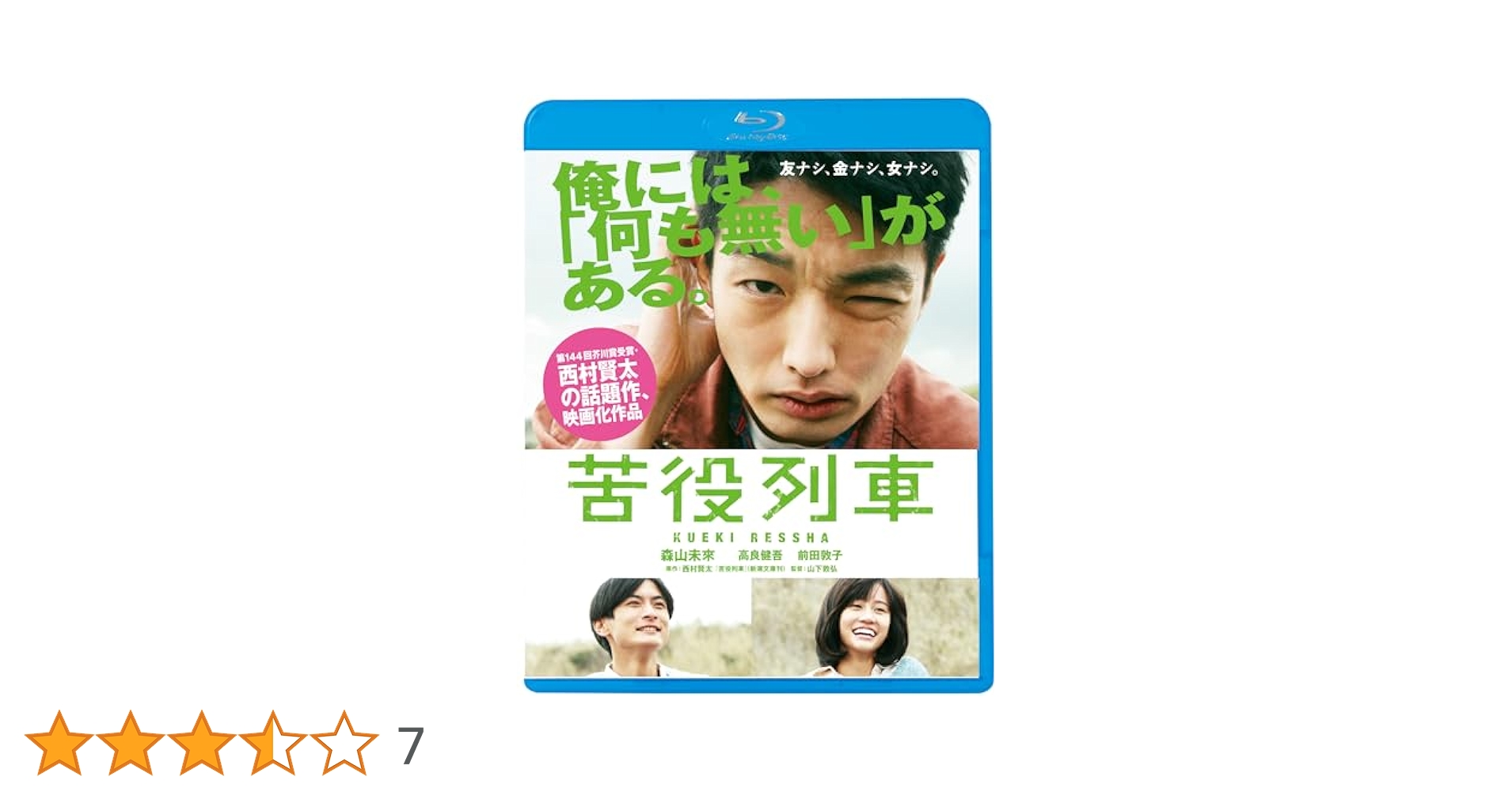 Amazon.co.jp: 苦役列車 [Blu-ray] : 森山未來、高良健悟、前田