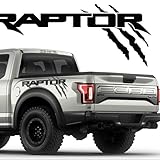 Fits Ford Raptor Pickup Truck Bedside Vinyl Decals Set of 2 (Style-1)