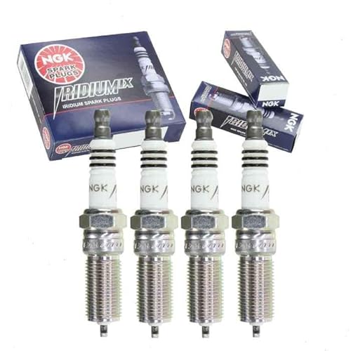 Sixity Auto 4 pc NGK Iridium IX Spark Plugs compatible with Mazda 3 2.0L 2.3L 2.5L L4 2006-2013