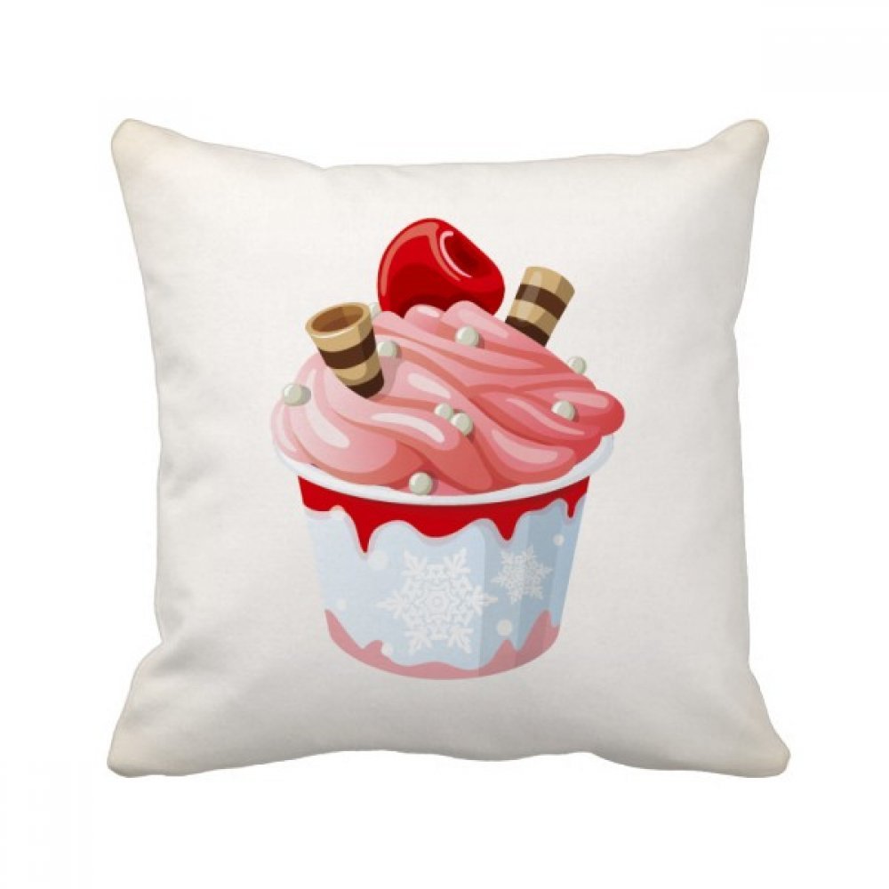 Coussin cadeau 40x40cm motif crème glacée pour crémaillère et fête