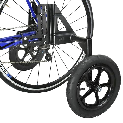 CyclingDeal Adjustable Adult Bicycle Bike Stabilizers Training Wheels Fits 24' to 29' - Heavy Duty