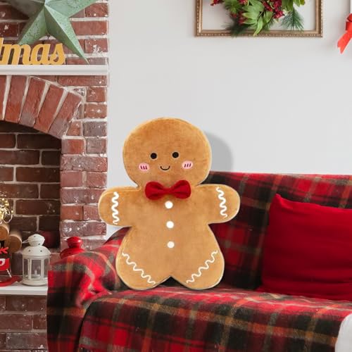 Figures de gingembre en peluche de 38cm, le cadeau de Noël idéal - 3