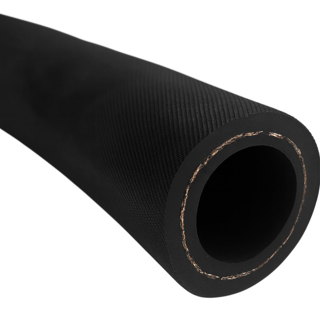 Fittingstore - METERWARE - Hitzebeständiger Gummischlauch bis 100 °C Ölschlauch, Dieselschlauch, Benzinschlauch, Mineralöl, Hochdruckschlauch für Werkstatt, Auto, Motorrad (Innen x Außen Ø: 8 x 14 mm)