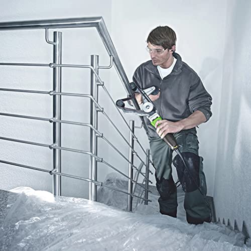 Vicses 110V 800W Pipe Tube Polisher Stainless Round Sander 360° Rotation And 6 Speeds Adjustable With Alumina Oxide Sanding Grinding And Polishing #TOP6