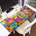 Produktbild Gaming Mousepad Groß Mauspad,Farbiges Alphabet Buchstaben Nummer Kinder pädagogisch,Komfort Mousepad - verbessert Präzision und Geschwindigkeit