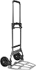 Folding Hand Trucks Heavy Duty by Leeyoung,500 lb Aluminium Folding Hand Cart Dolly with 8 inch Wheels incl 2 Bungee Cords