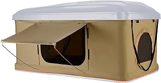 Barraca Telhado Casca Dura à Prova D'áGua Ao Ar Livre Liga AlumíNio, CaminhãO Suv Barraca Telhado Acampamento Com Escada, Barracas Telhado Camping Grande EspaçO Adequado Para 2-3 Pessoas