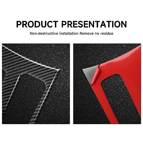 Image of Gear Shift Panel Decals Only for 2011 2012 2013 2014 Chrysler 300 / 300C / 300S / Limited /Base Accessories Carbon Fiber Stickers