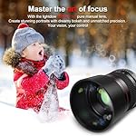 EF 85mm F1.8 Portrait Lens - Medium Telephoto Manual Cameras Lens for Canon EOS Rebel T Series (T8i/T7i/T7/T6/T3i/T2i/4000D/850D/SL3/SL2) & High-End DSLRs (6D Mark II/5D Mark IV/90D/80D/77D) - Image 3