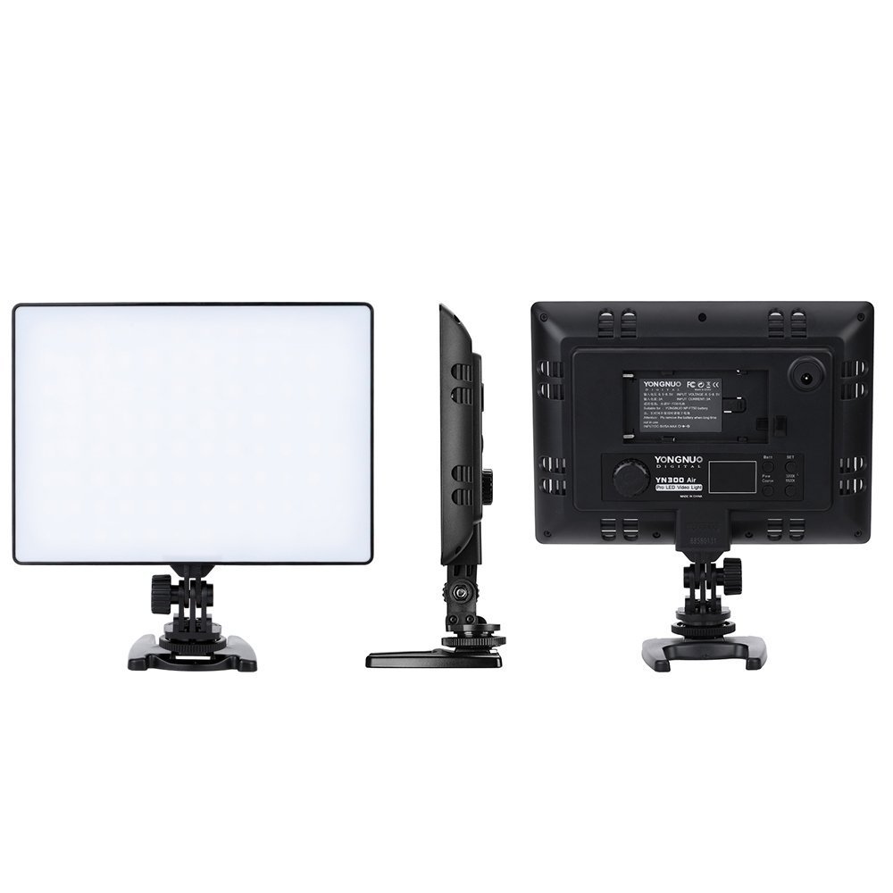 YONGNUO YN300 Air Pro LED Video Fotografie Kamera Licht einstellbare Farbtemperatur 3200K - 5500K für Canon Nikon Pentax Sony Olympus