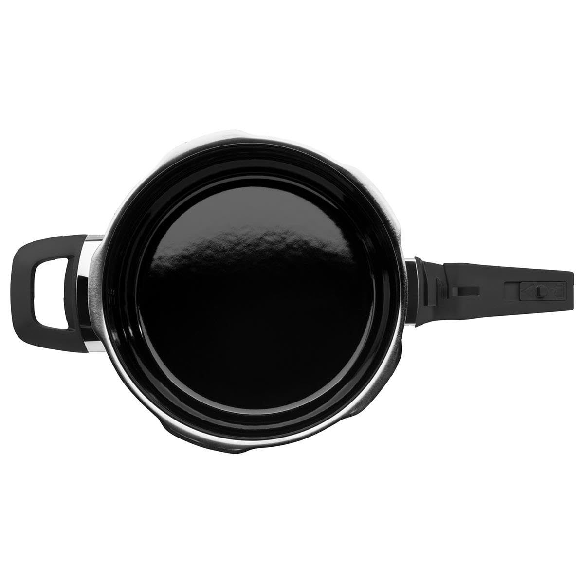 WMF Perfect Premium Fusiontec Schnellkochtopf Induktion, Dampfkochtopf 6,5l, High-Tech Keramik, 2 Kochstufen, All-In-One-Drehknopf, dunkelrot