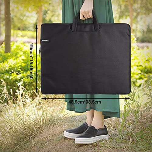 IMAGE Case for A3 Light Box Protective Sleeve Waterproof Carrying Bag for A3 Light Pad 19 * 15.1 Inch with Hidden Hand Strap