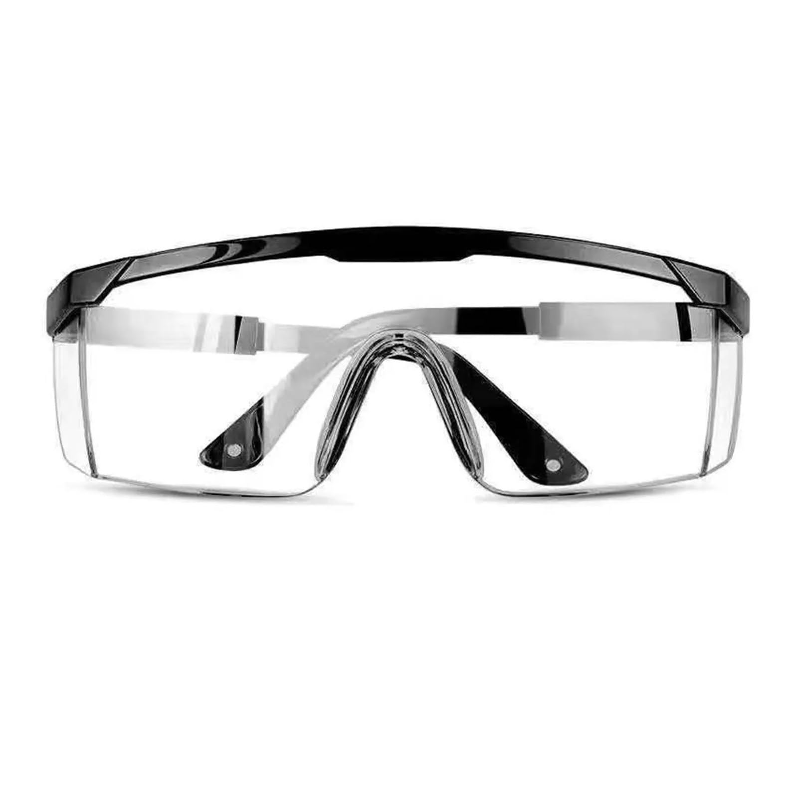 Gafas de seguridad, Gafas de protección antisalpicaduras, gafas seguridad for el trabajo, a prueba viento y polvo, ciclismo, protectoras(Black)
