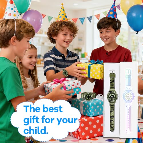 Edillas Analogique Montre Enfant pour Garçons et Filles 5‑16 Ans – vue 6