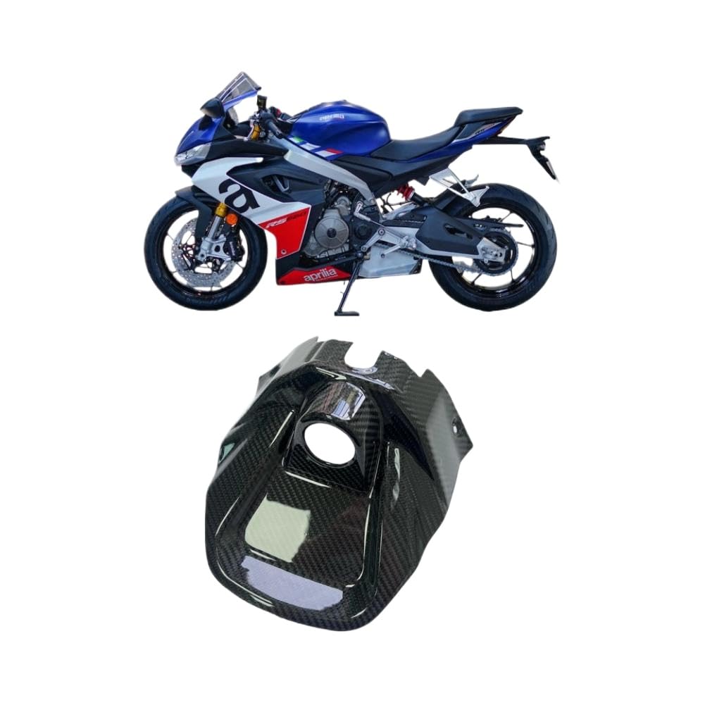 Cubierta de Llave para Depósito de Combustible en Fibra de Carbono Compatible con Aprilia RS660 2020 2021 2022 2023 Tuono 660 2021 y Posteriores