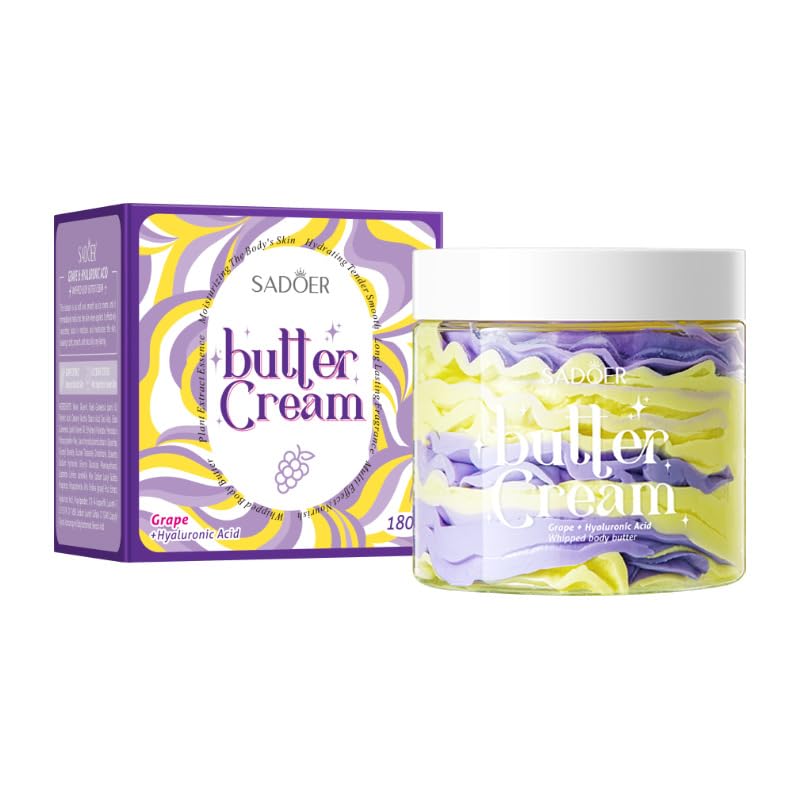 Crema de mantequilla (180 g, uva)