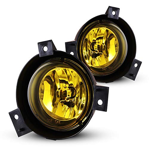AUTOWIKI Fog Lights for 2001-2003 Ford Ranger 2PCS OEM Replacement Fog Lamps With Yellow Lens