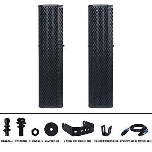 Sound Town Pair Of Passive Wall-Mount Column Mini Line Array Speakers With 4 X 5 Inch Woofers thumb #5