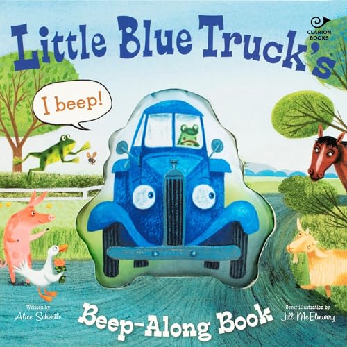 Little Blue Truck's Beep-Along Book Audiolibro Por Alice Schertle arte de portada