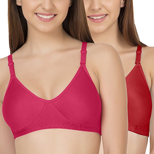 Image of Tweens - Non Padded Cotton Rich Bra - Concealer Side Shaper - Cotton Rich Fabric - Full Coverage, Multiway Straps, Wirefree, Seamless T-Shirt Bra